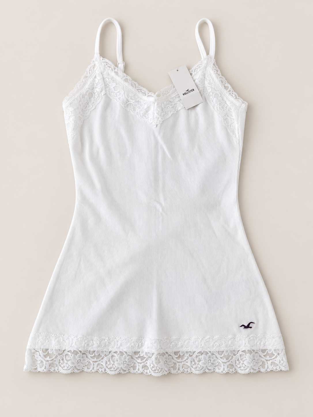 Hollister lace trim cami