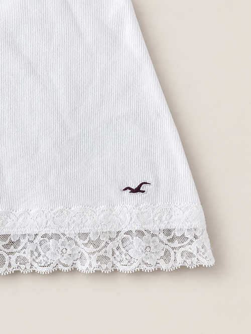 Hollister lace trim cami