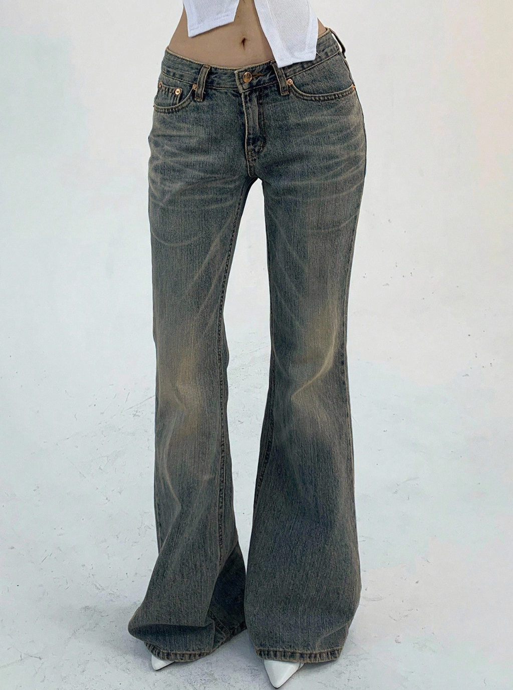 Bootcut dark wash jeans